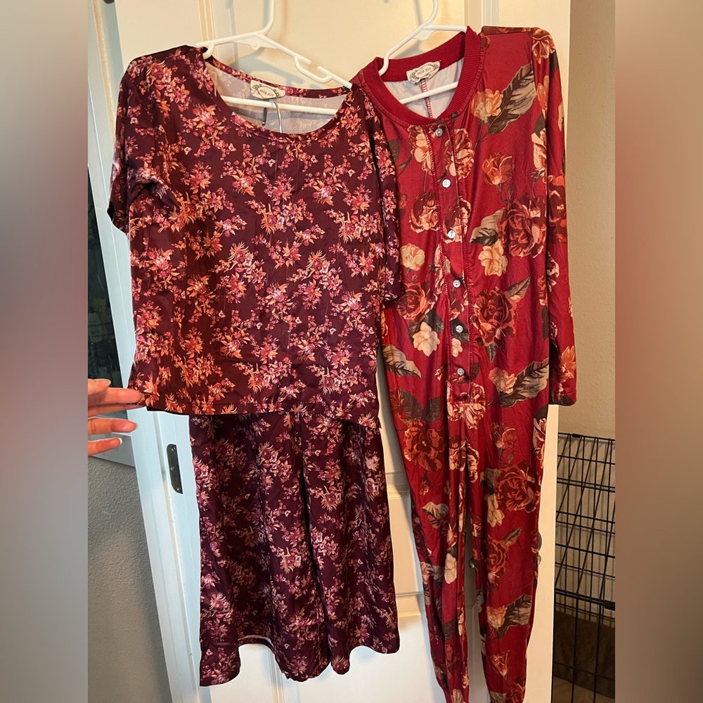 Joyfolie shirt and pants pajamas and onesie